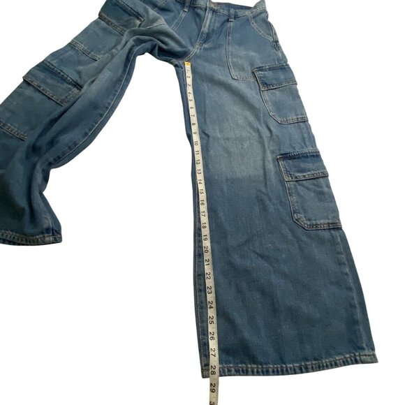 GAP Baggy super wide double cargo jeans women’s 4 27R skater street style trendy - Picture 12 of 13